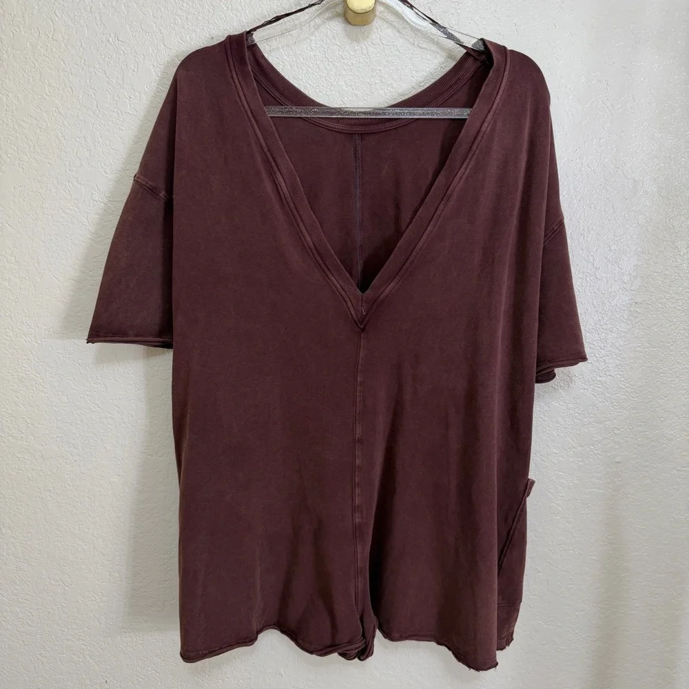 New Free People x FP Movement hot shot tee romper - Picture 8 of 11